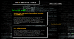 Desktop Screenshot of introtobackdoors.com